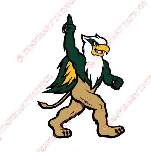 William and Mary Tribe Customize Temporary Tattoos Stickers NO.7004